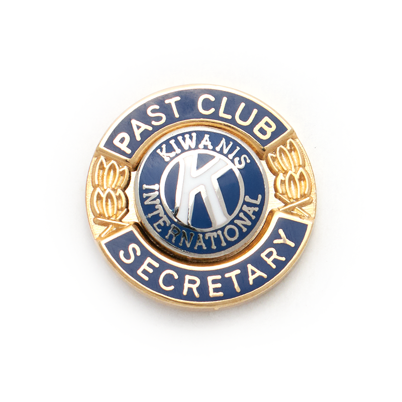 Kiwanis Past Club Secretary Pin