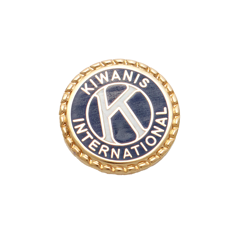Kiwanis 7/16 Inch Member Pin - Large Lapel Pin