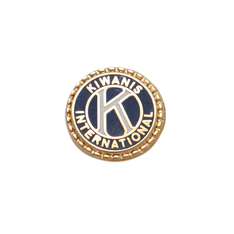 Kiwanis 3/8 Inch Member Pin - Small Lapel Pin