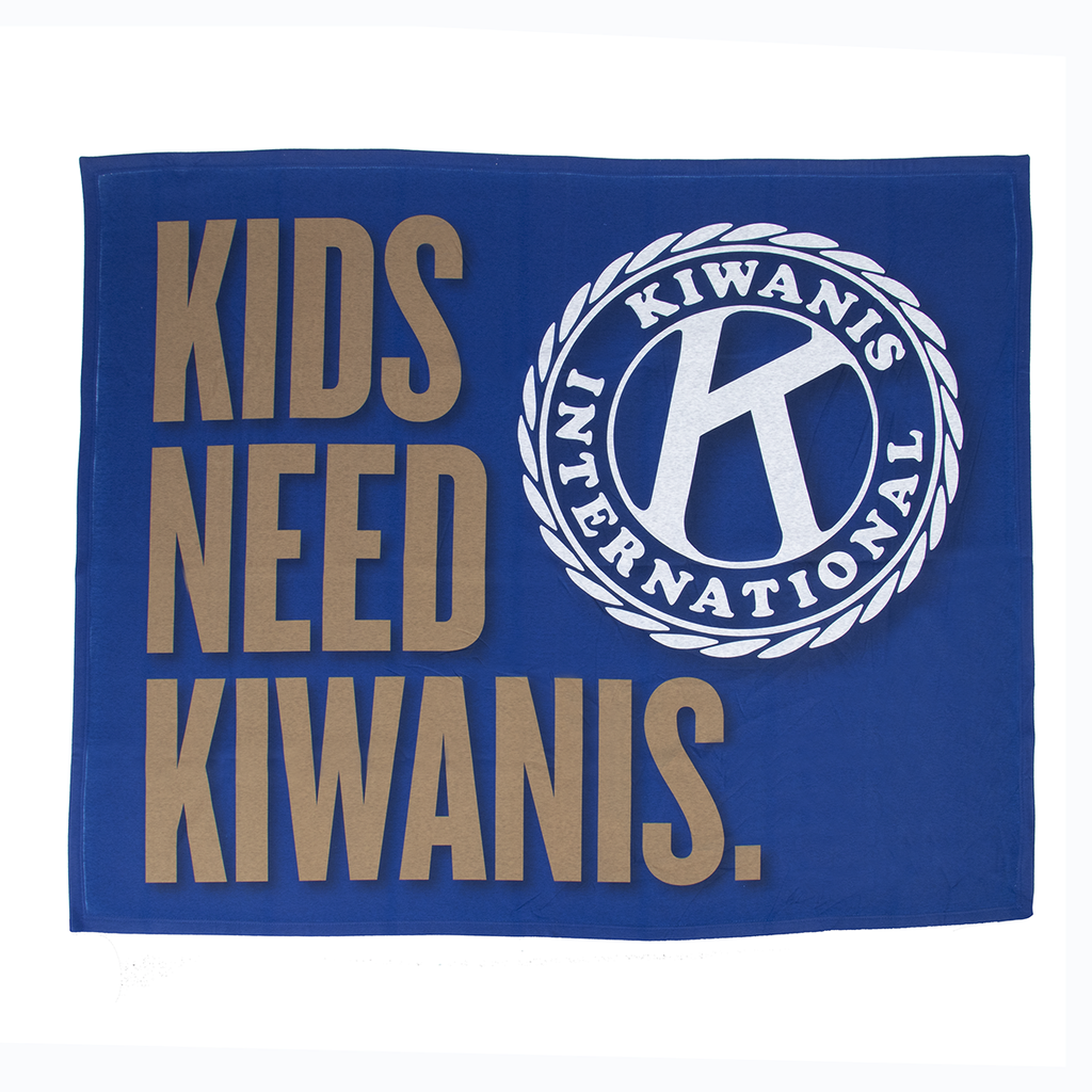 Kiwanis Kids Need Kiwanis Sweatshirt Blanket