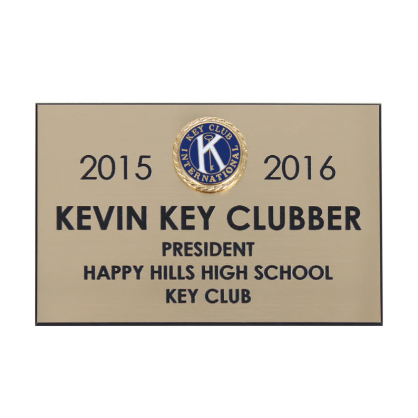 Key Club Gold Badge, Magnetic