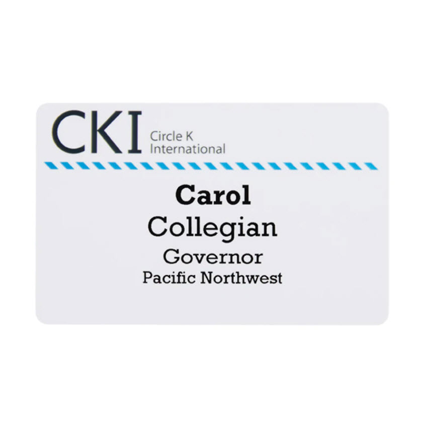 CKI Member Name Badge, Bulldog Clip