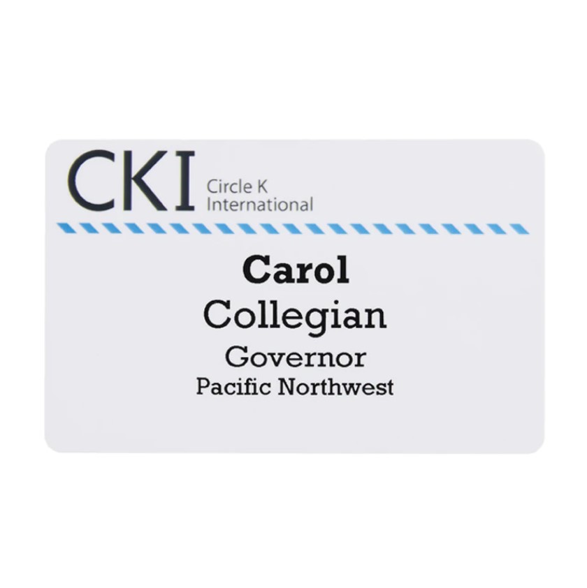 CKI Member Name Badge, Magnetic