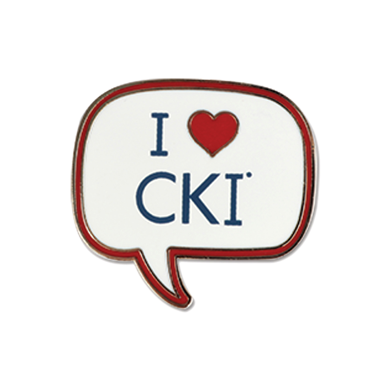 Circle K Club I Heart Pin CKI-0094