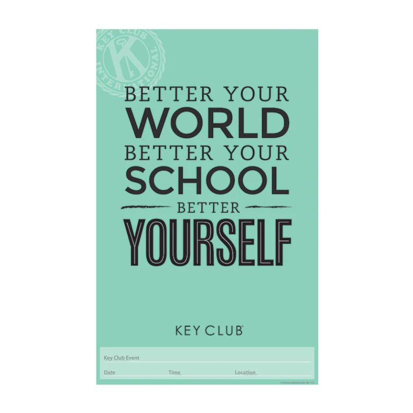 Key Club Recruitment Poster