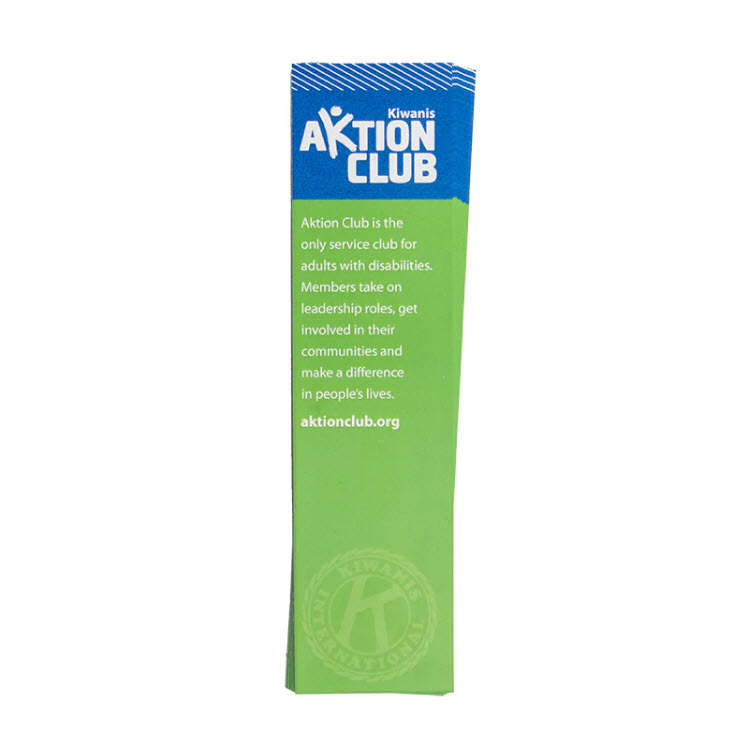 NEW Aktion Club Recruitment Bookmark-Pack of 10