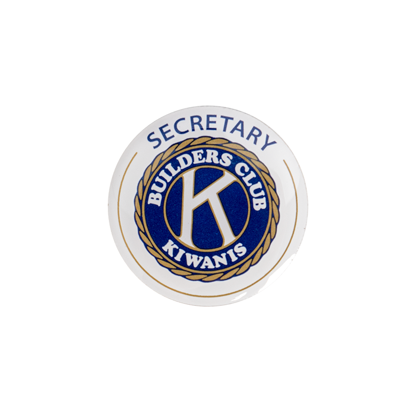 Builders Club Secretary Pin