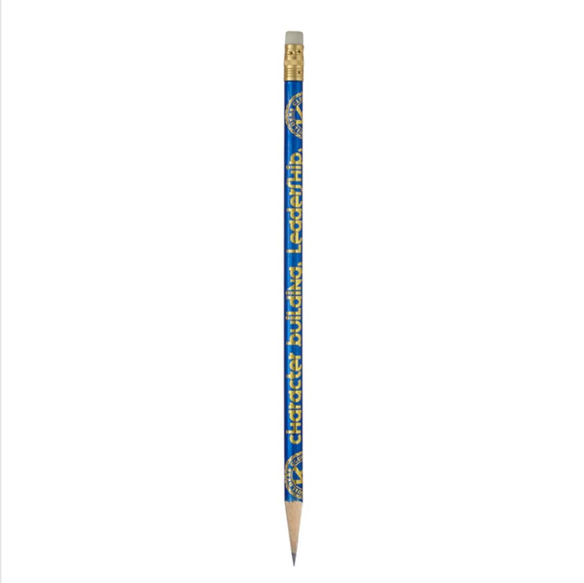Builders Club  Pencil, Metallic Blue