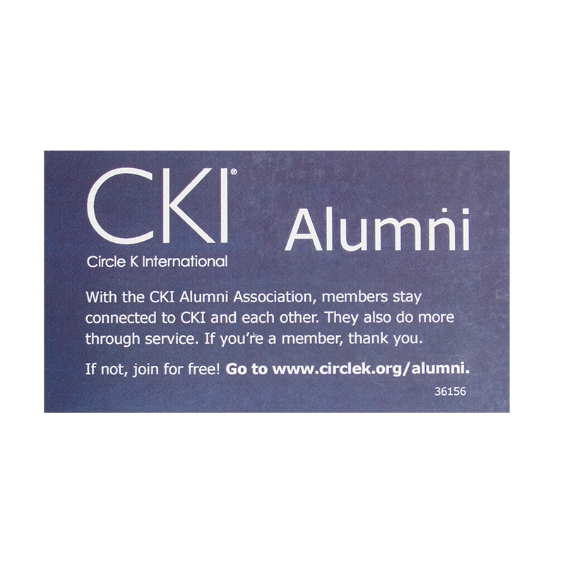 Circle K Alumni Card