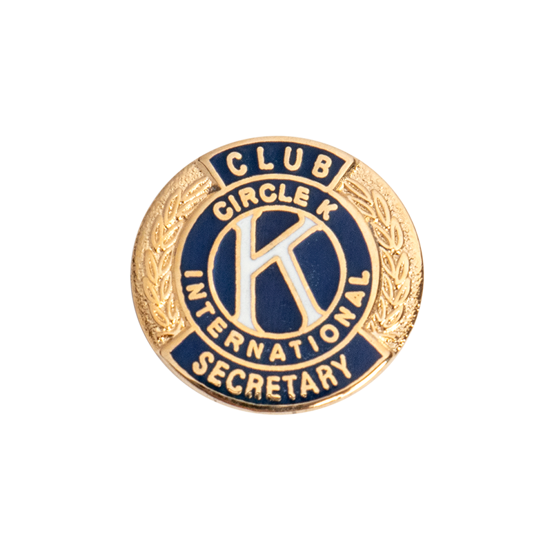 Circle K Club Secretary Pin CKI-0039