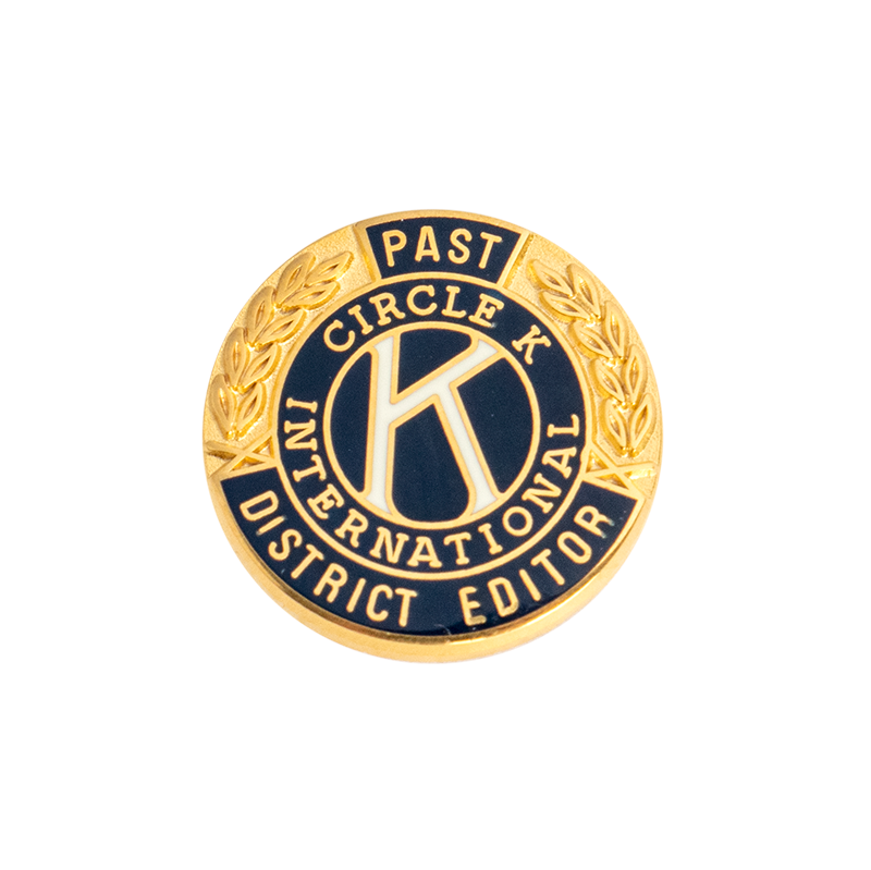 Circle K Past District Editor Pin CKI-0033