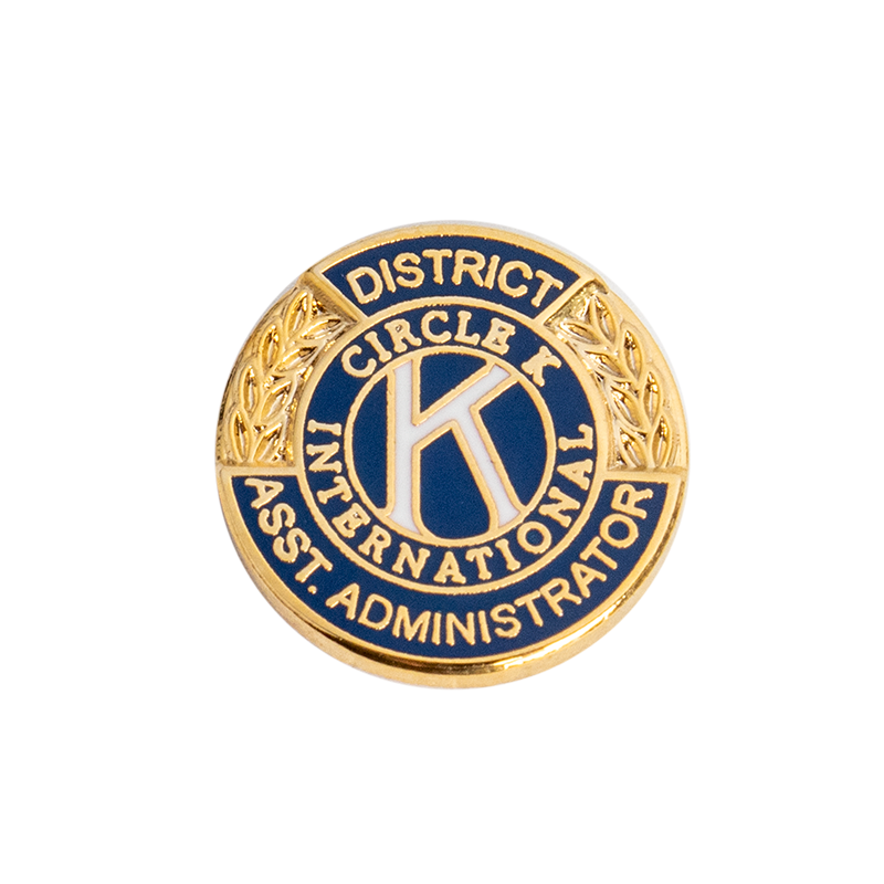 Circle K Asst District Administrator Pin CKI-0031