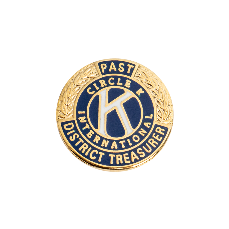Circle K Past District Treasurer Pin CKI-0027