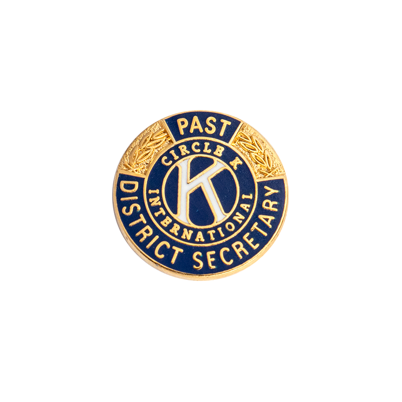 Circle K Past District Secretary Pin CKI-0023