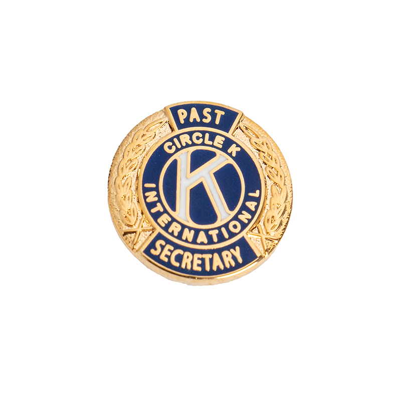 Circle K Past Club Secretary Pin CKI-0016