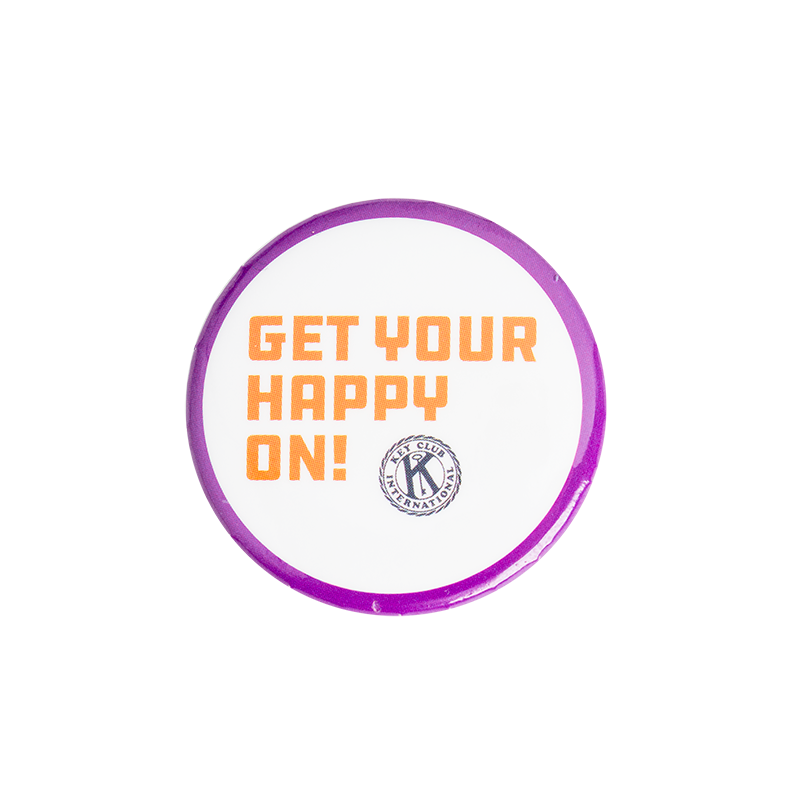 Key Club Get Your Happy Button