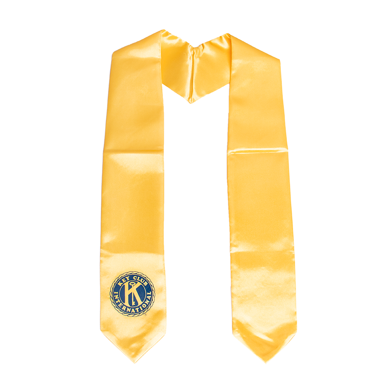 Key Club Graduation Stole: Gold