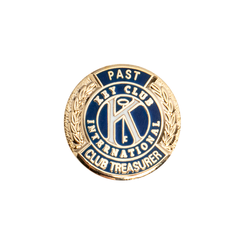 Key Club Past Treasurer Pin