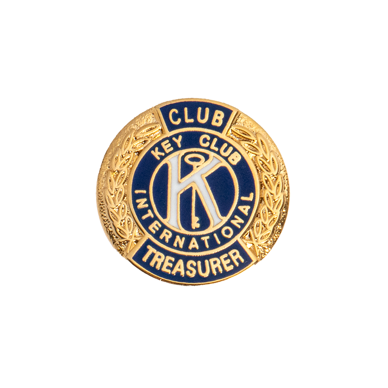 Key Club Treasurer Pin
