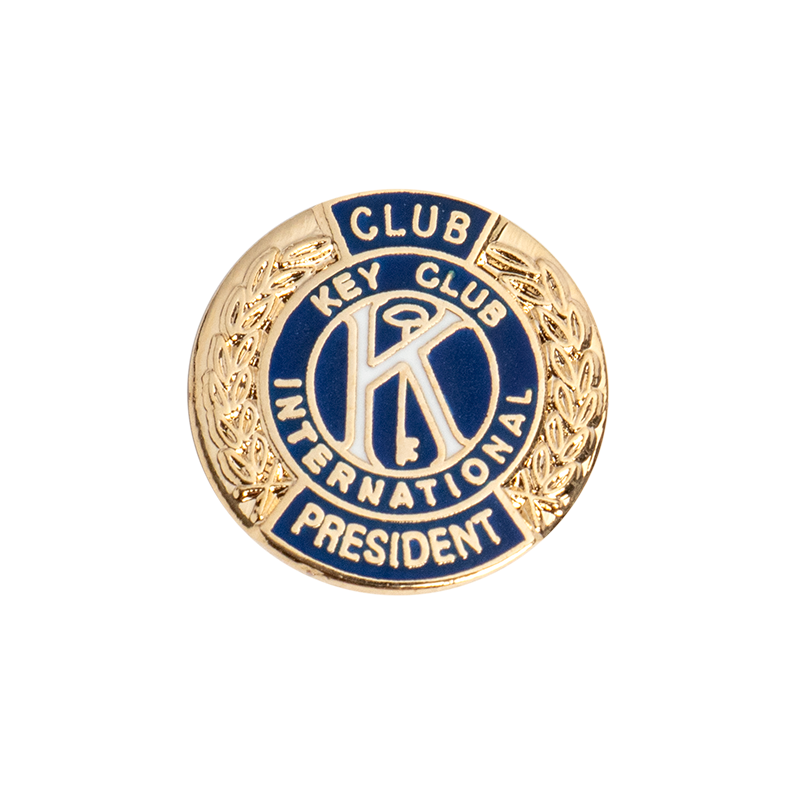 Key Club President Pin