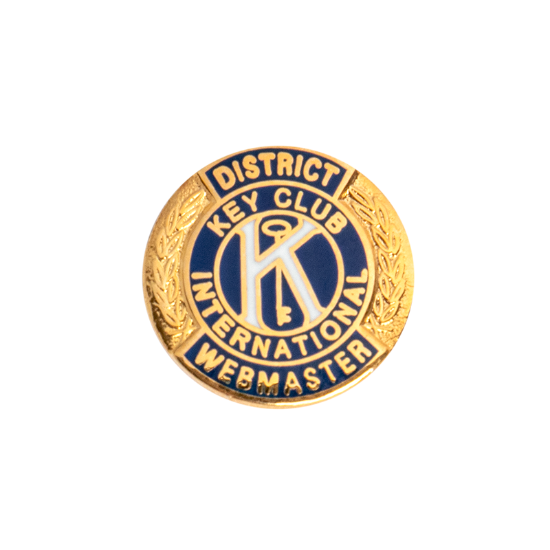 Key Club District Webmaster Pin