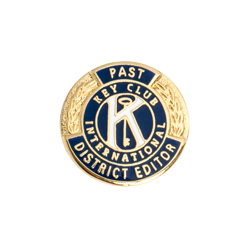 Key Club Past District Editor Pin