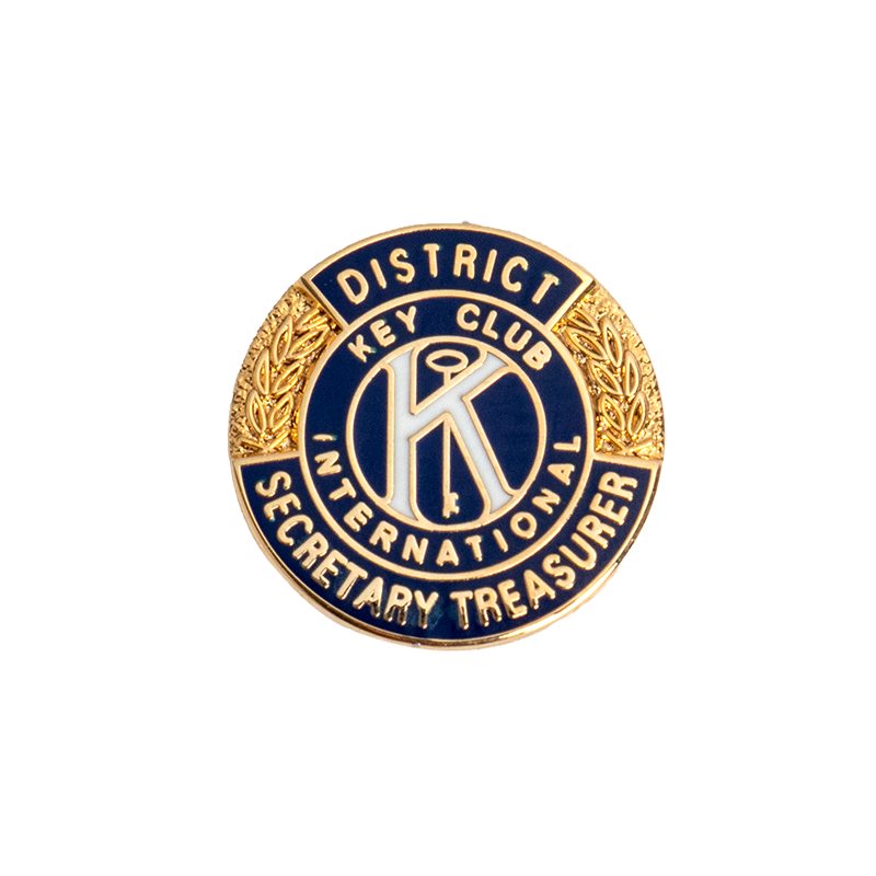 Key Club District Secretary-Treasurer Pin