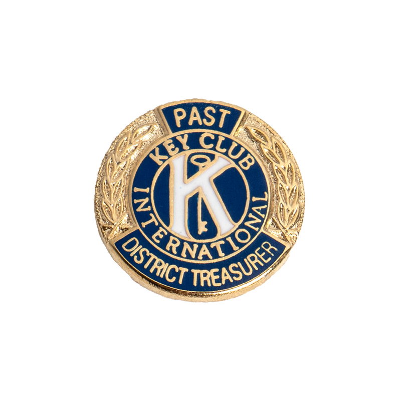 Key Club Past District Treasurer Pin