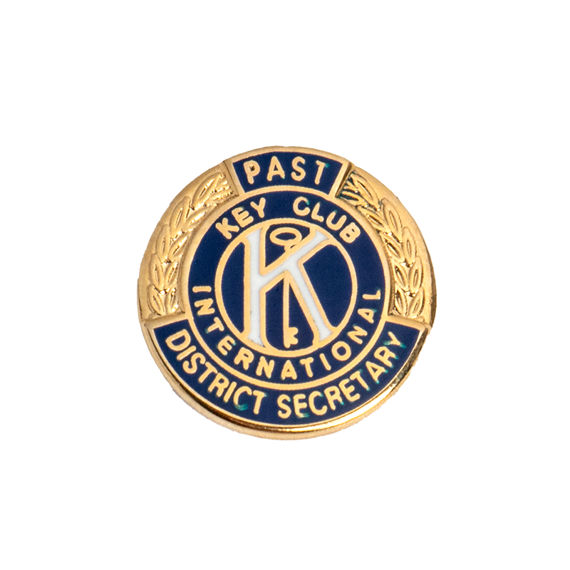 Key Club Past District Secretary Pin