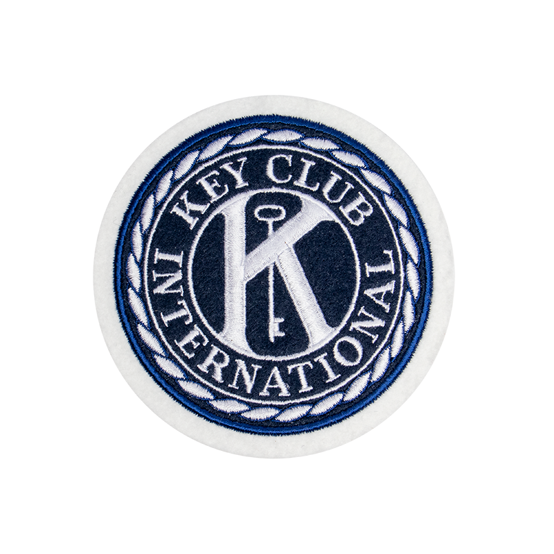 Key Club Letter Jacket Patch