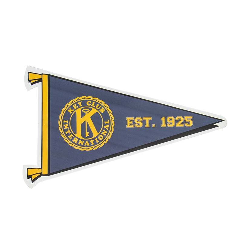 Key Club Pennant Locker Magnet