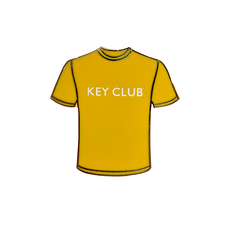 Key Club Yellow Tee Pin