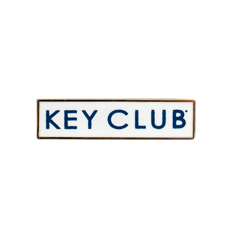 Key Club Wordmark Bar Pin
