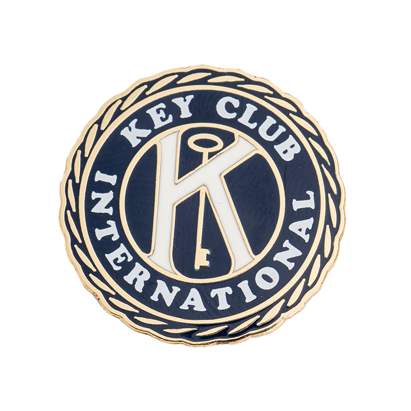 key Club Seal Pin