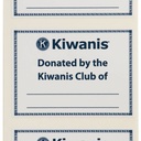 Kiwanis Donation Labels - Pack of 25