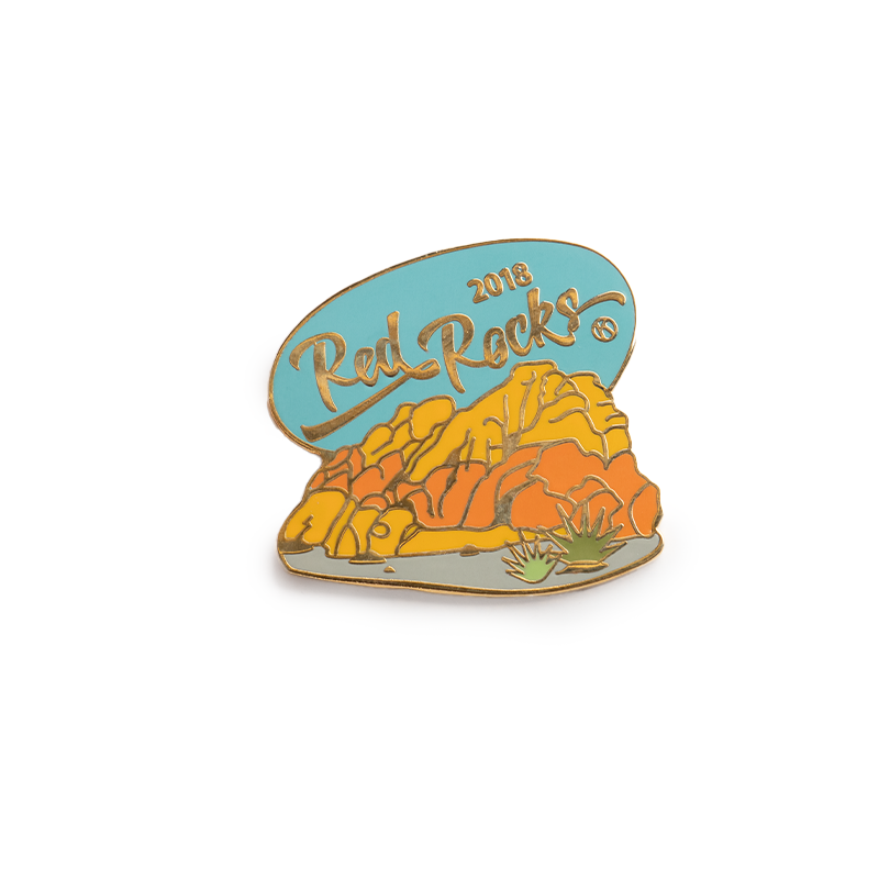 Vegas Convention Red Rocks Pin