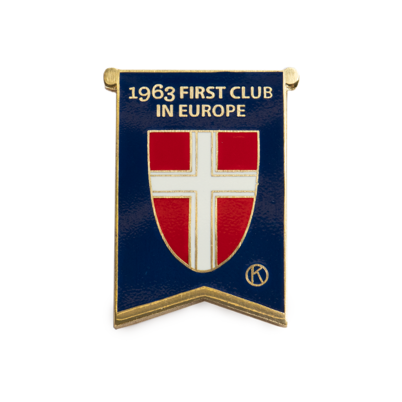 Kiwanis First Club in Europe Pin