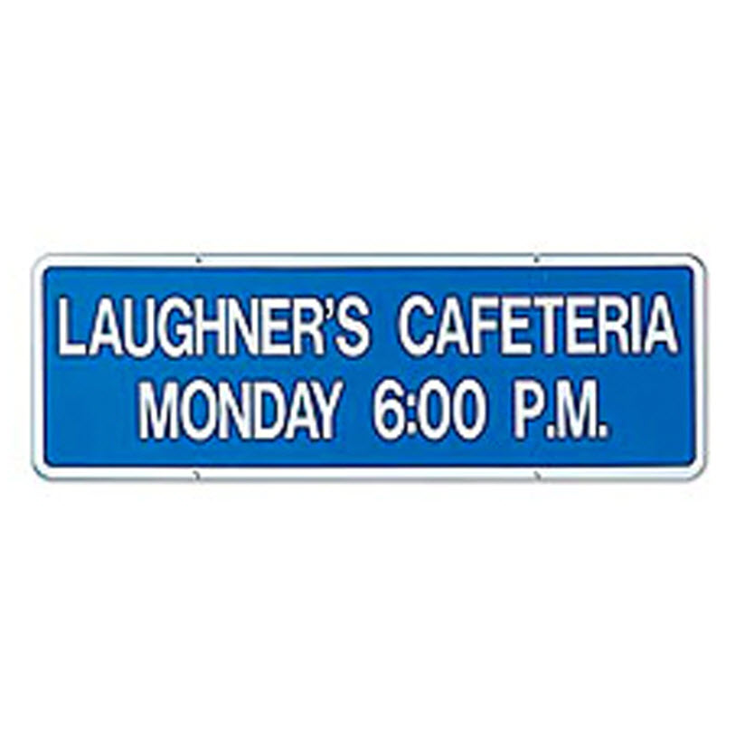 Kiwanis Meeting Plate (Double Faced)