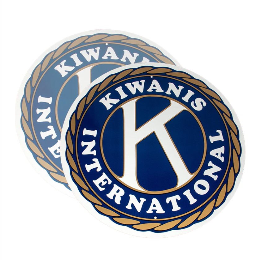 Kiwanis Double Face Road Sign (30 inch)