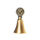 Kiwanis Round Top Paperweight Bell