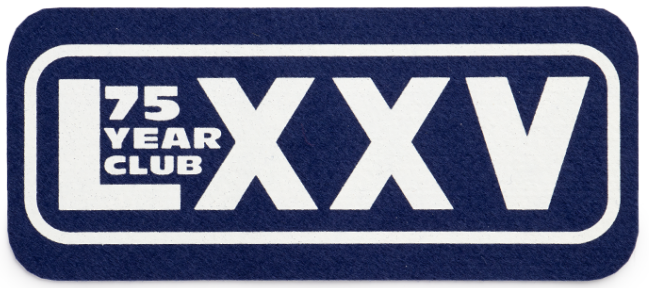 Banner Patch, 75 Year Club