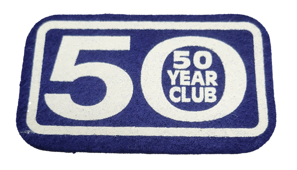 Banner Patch, 50 Year Club
