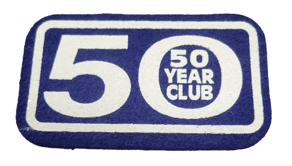 Kiwanis 50 Year Club Banner Patch