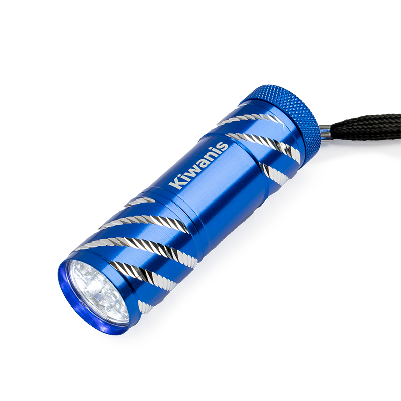Kiwanis 9 LED Light Flashlight
