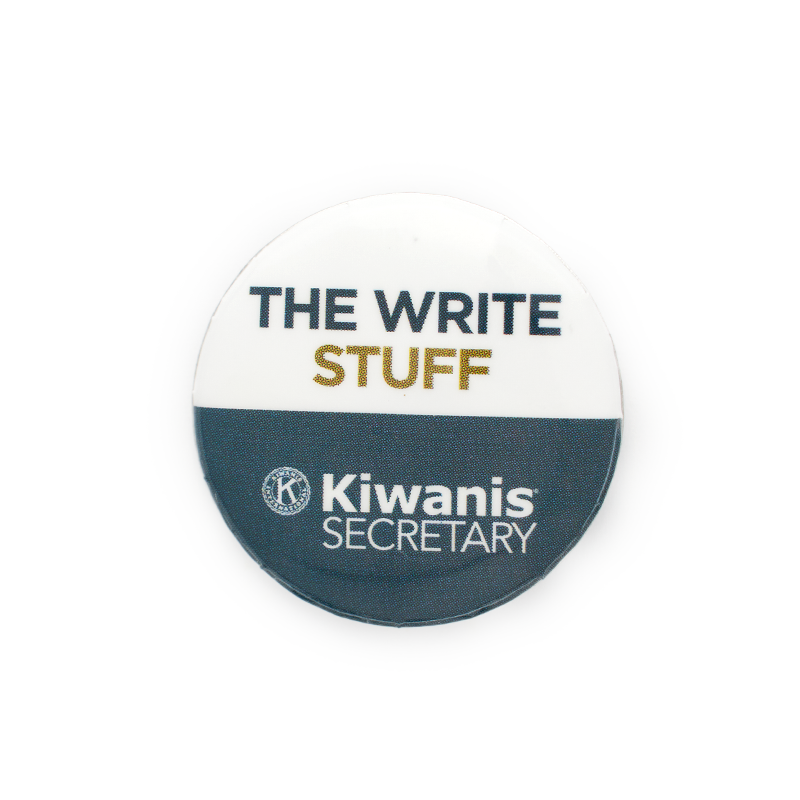 Kiwanis The Write Stuff Button