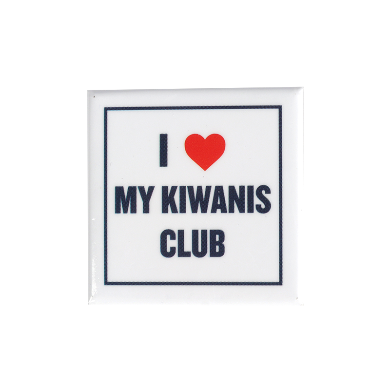 I heart my Kiwanis Club Button
