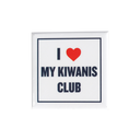 Kiwanis I Love My Kiwanis Club Button