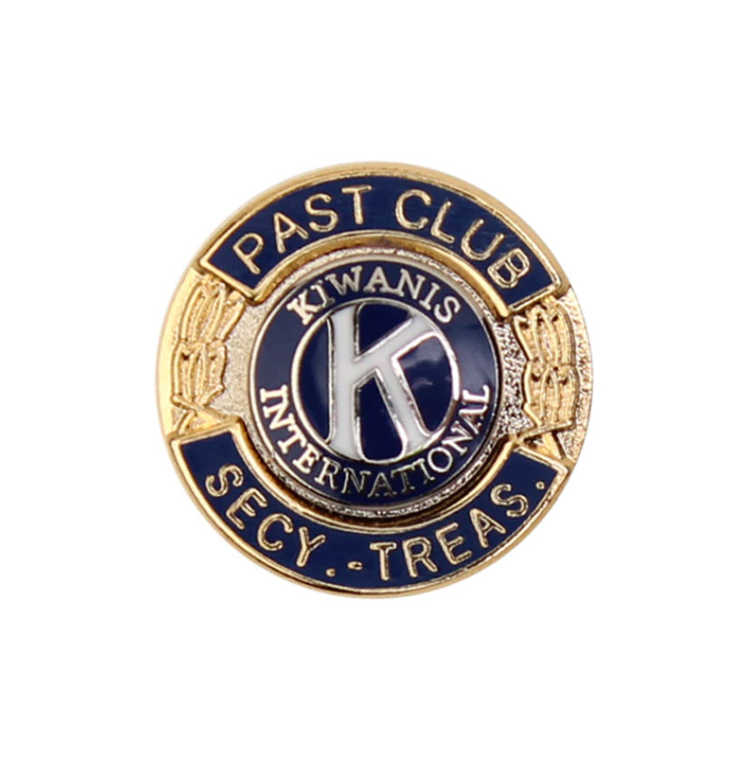 Kiwanis Past Club Secretary-Treasurer Pin