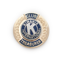 Kiwanis Club Treasurer Pin