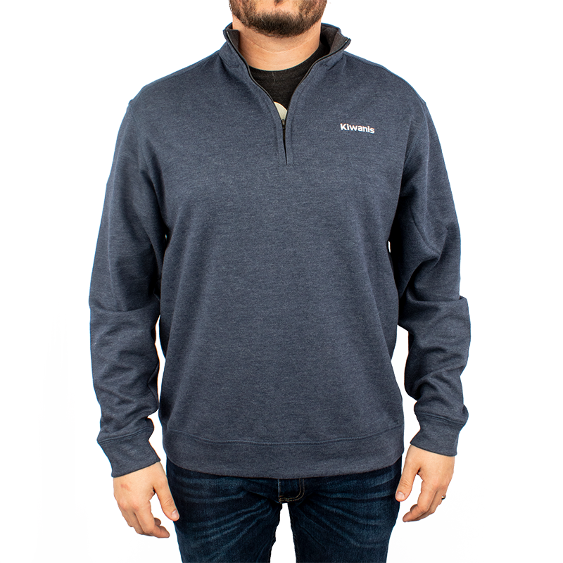 Men's Blue 1/4 Zip Pullover